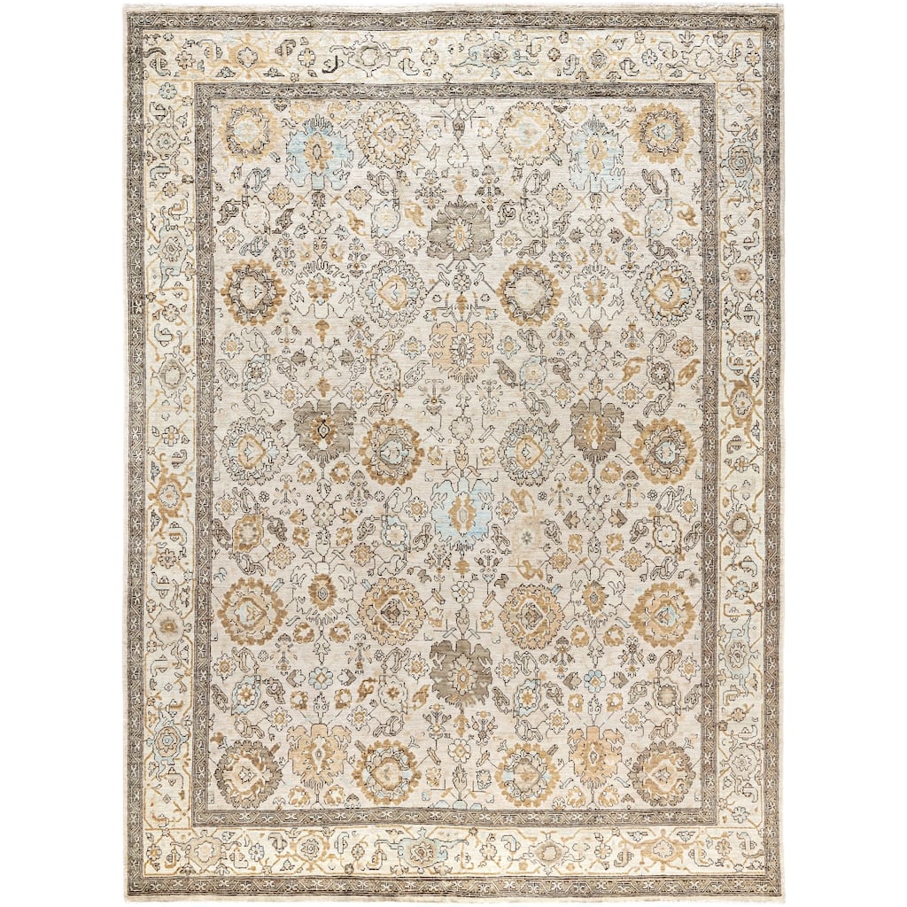 Serapi One-of-a-Kind Hand-Knotted Area Rug - Ivory - 7' 9" x 10' 3"