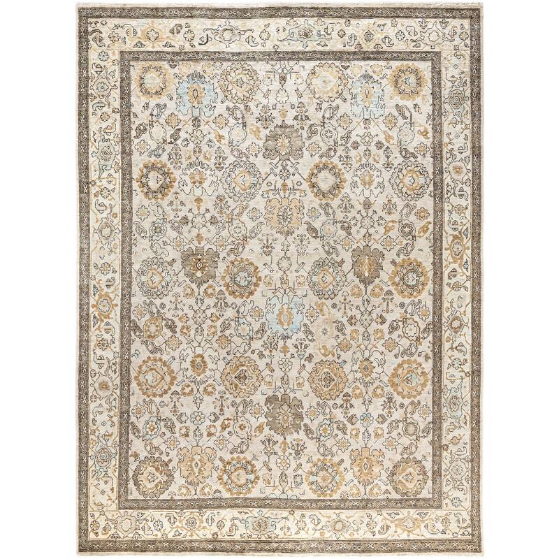 Serapi One-of-a-Kind Hand-Knotted Area Rug - Ivory - 7' 9" x 10' 3"