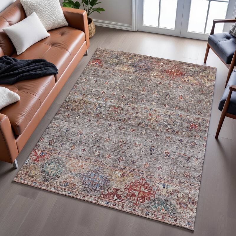 Premium Washable Super Soft Tribal Global Mayfield Rug