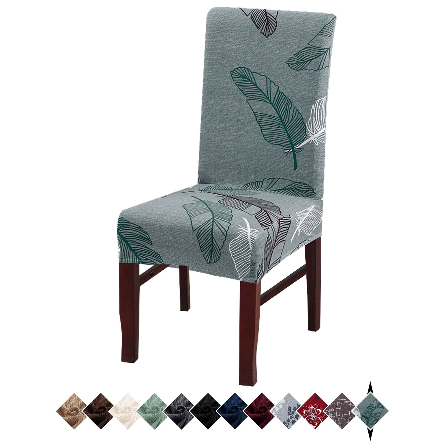 4 Pack Stretch Dining Chair Slipcovers Washable Chair Covers Overstock 32399766