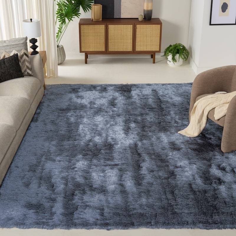 SAFAVIEH Handmade Nataly Shag Danara 2.5-inch Thick Rug