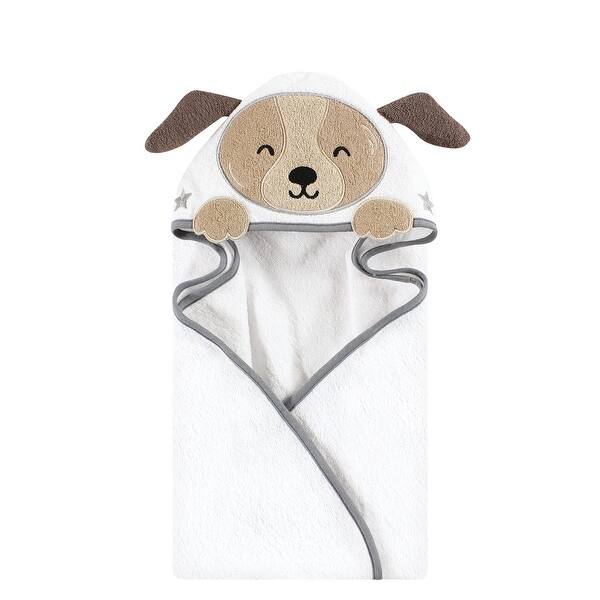 slide 1 of 1, Hudson Baby Infant Boy Cotton Animal Face Hooded Towel, Astronaut Dog, One Size - Astronaut Dog - One Size One Size - Astronaut Dog