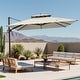 preview thumbnail 14 of 85, 11 x 11 FT Outdoor Square Patio Cantilever Offset Umbrella with Crank and 360 Degrees Rotation