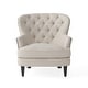 preview thumbnail 31 of 30, Tafton Tufted Club Chair with Ottoman by Christopher Knight Home