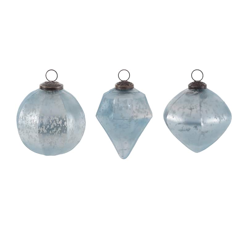 Mercury Glass Ornament (Set of 6) - N/A