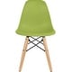 preview thumbnail 24 of 25, Kids Toddler Chair Side No arm Armless Natural Wood Legs Eiffel For Kitchen Desk Work Bedroom Playroom Preschool Green