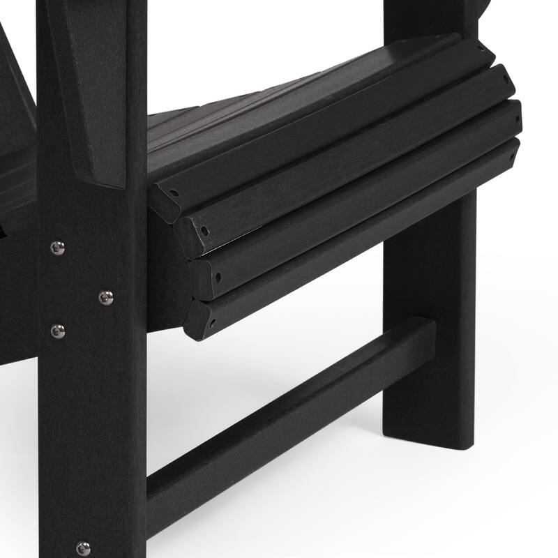 Aderson Outdoor Poly Adirondack Chair with Cupholders (Set of 2)
