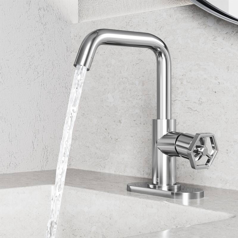 VIGO Ruxton 9" H Single Handle Single Hole Bathroom Faucet