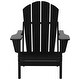 preview thumbnail 36 of 129, POLYTRENDS Laguna All Weather Poly Outdoor Adirondack Chair - Foldable (Set of 2)