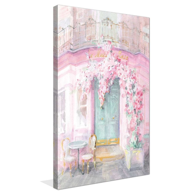 "Pastel Paris IV" by Danhui Nai Print on Canvas