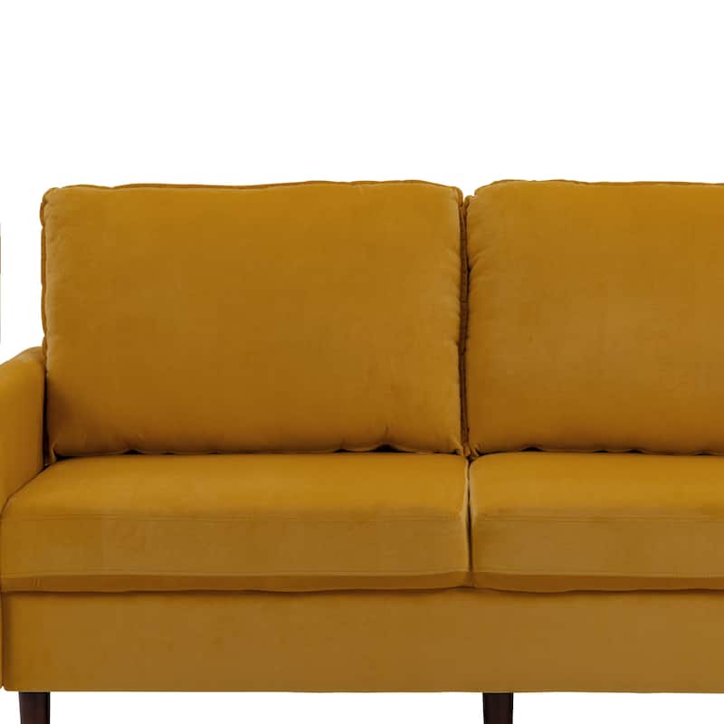 56.88" Modern Couch Velvet Loveseat Sofa for Living Room Furniture