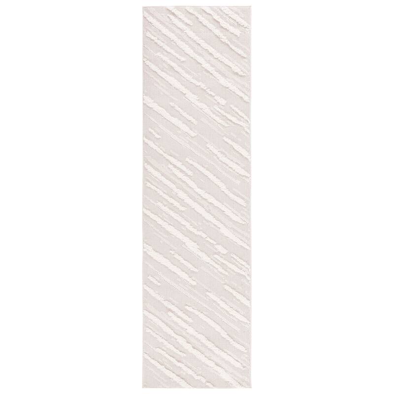 SAFAVIEH Trends Birtie Abstract Rug - 2'2" x 8' Runner - Beige/Ivory