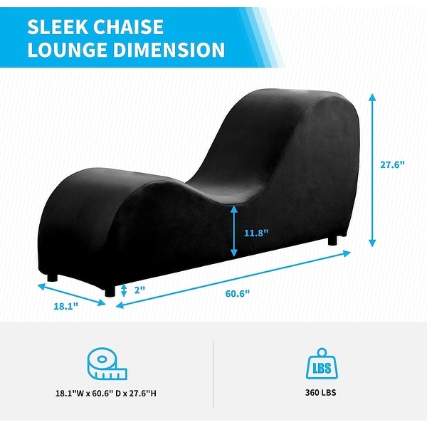 Curved chaise lounge 2025 indoor
