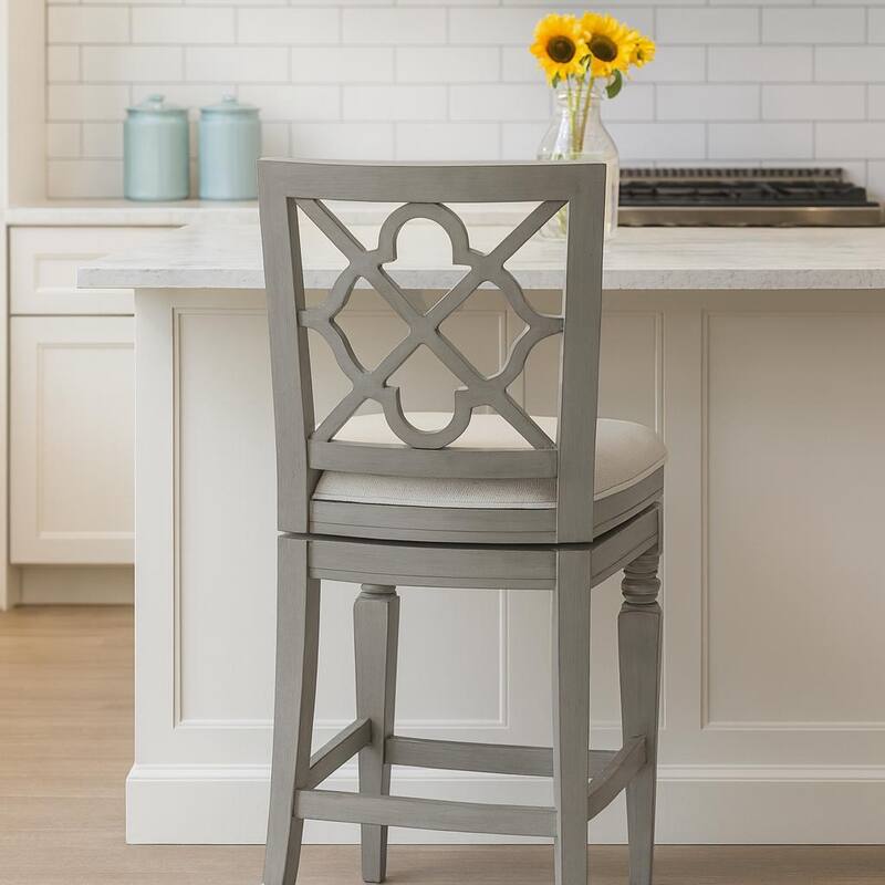 Maven Lane 26" Highland Swivel Counter Height Kitchen Stool