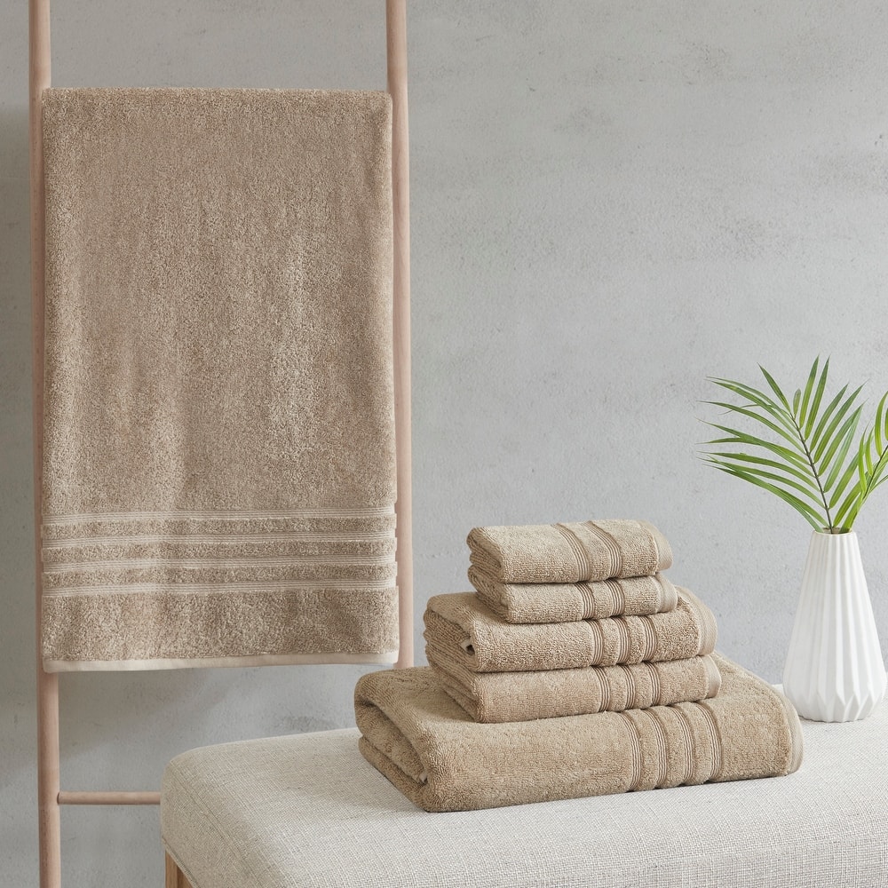 Madison Park Nurture Sustainable Antimicrobial Bath Towel 6 Piece Set