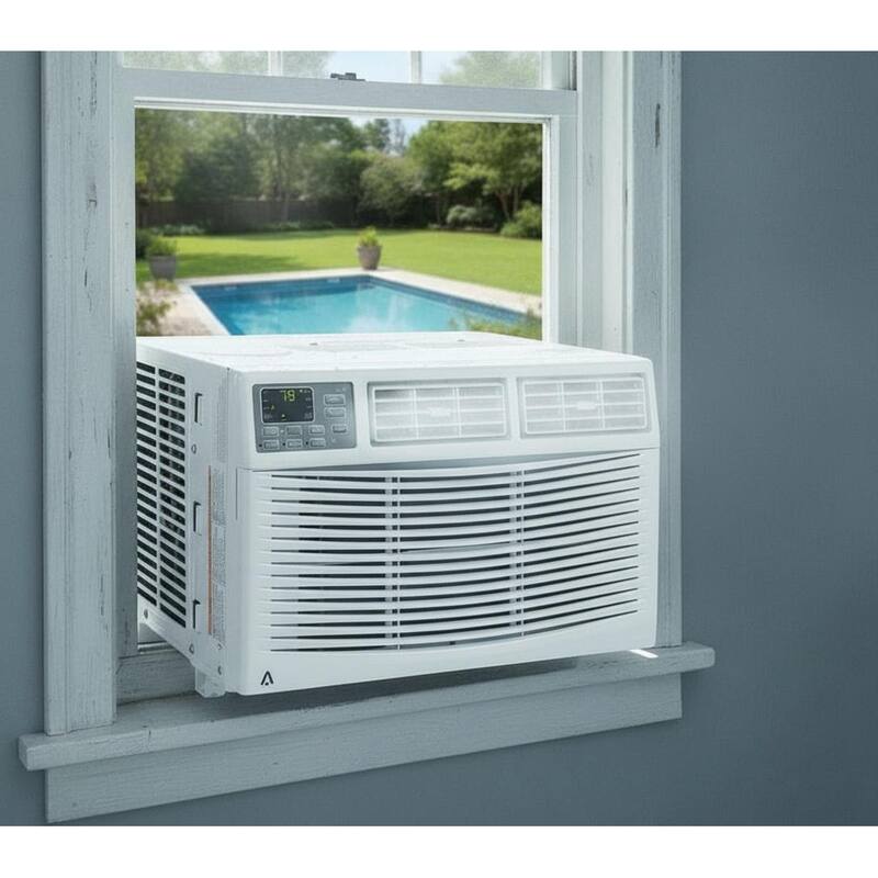 10000 BTU Window Air Conditioner, Fast Cooling to 450 Sq.Ft., Remote & App Control - White