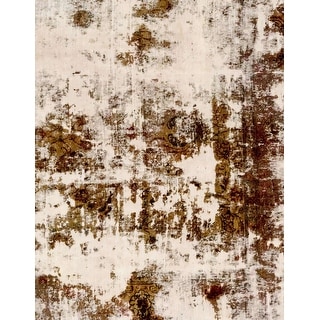Ahgly Company Machine Washable Abstract Desert Sand Beige Area Rugs ...