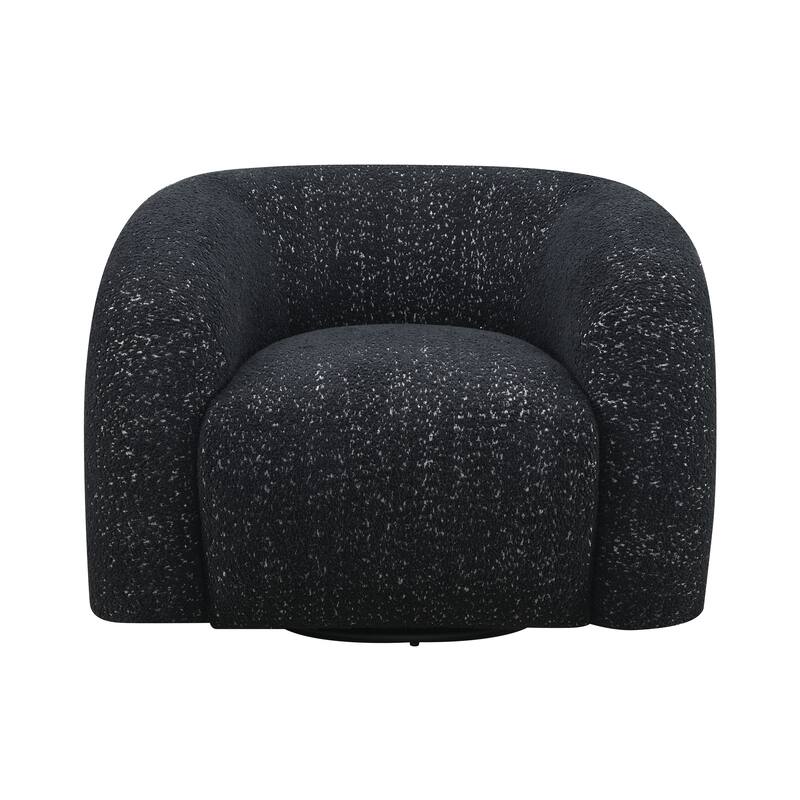 Furniture of America Korix Modern 37-inch Boucle Swivel Accent Chair