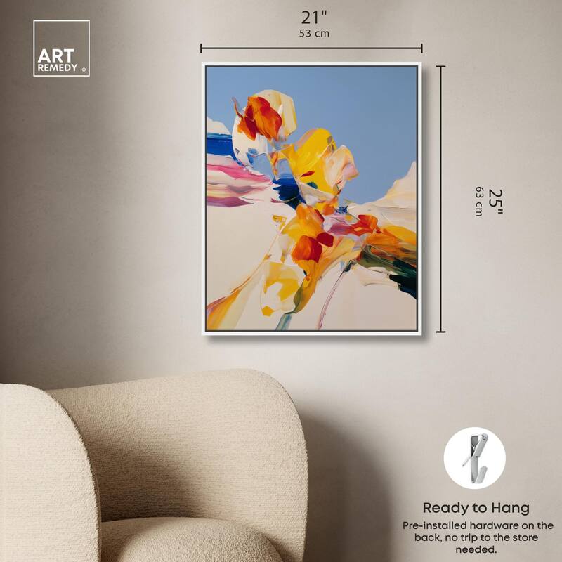 Flippant Bloom II Canvas by Art Remedy