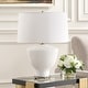 preview thumbnail 3 of 4, Uttermost Maisie White Table Lamp