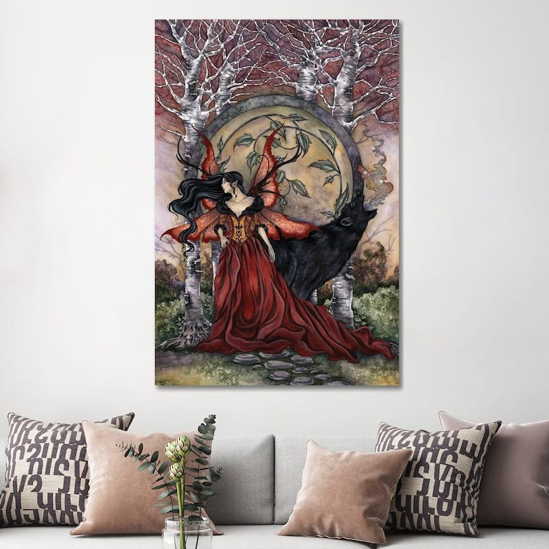 iCanvas "Beauty And The Beast" by Amy Brown Canvas Print