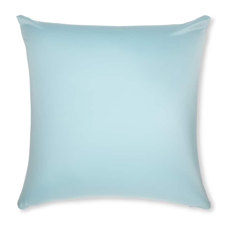 Throw Pillow Cozy Soft Microbead Sweat Baby Blue: 1 Pc - | 16 x 16 |
