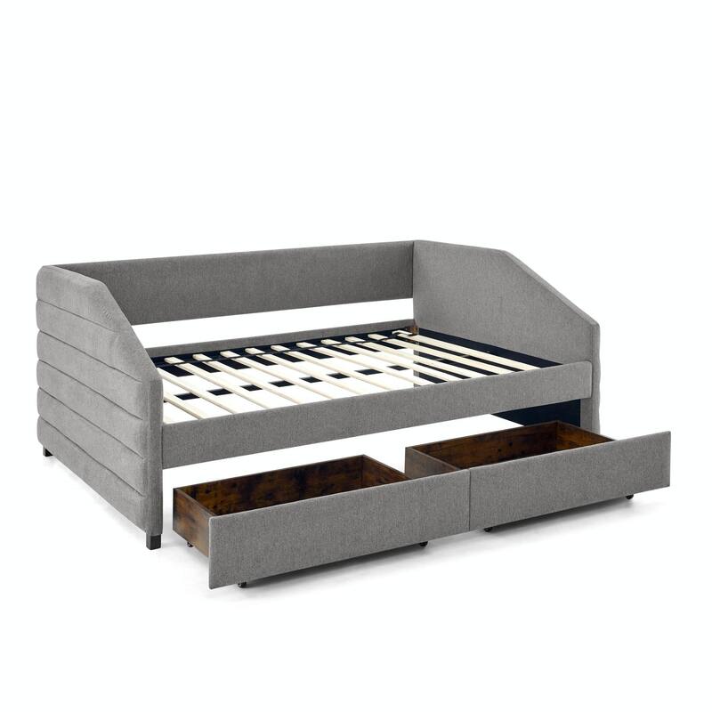 Tufted Daybed with Drawers
