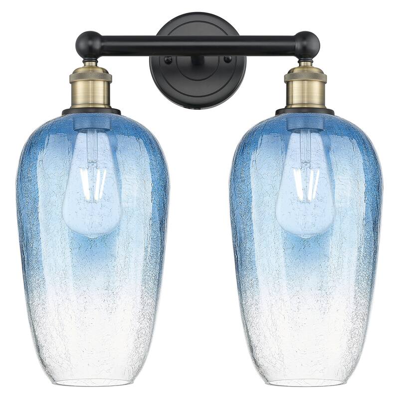 Innovations Lighting Endless Possibilities Edison - Brookhaven Flute - 2 Light 16" Bath Vanity Light