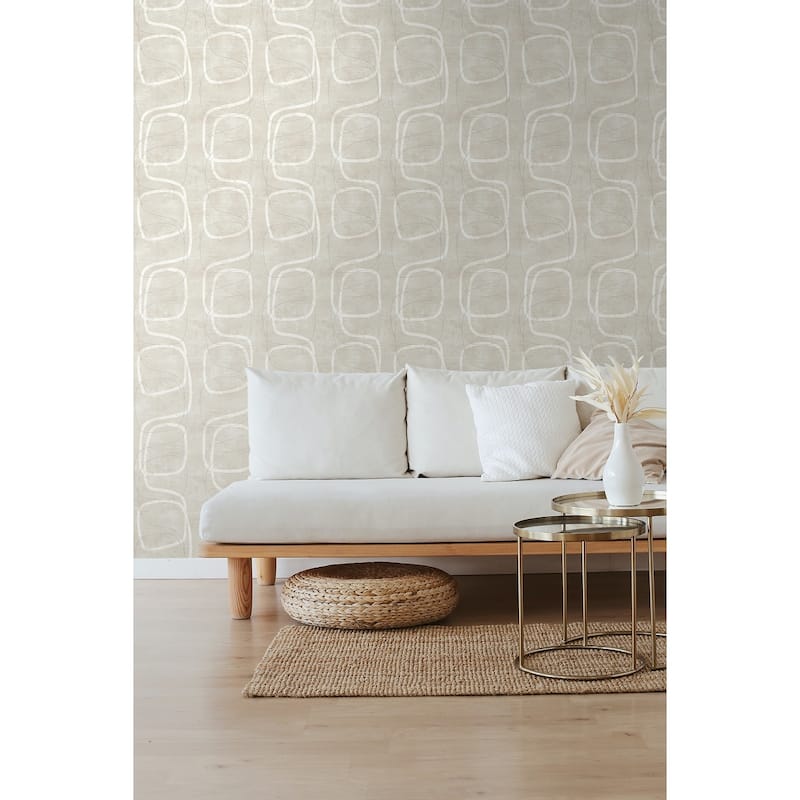 NextWall Forcella Geo Peel and Stick Wallpaper