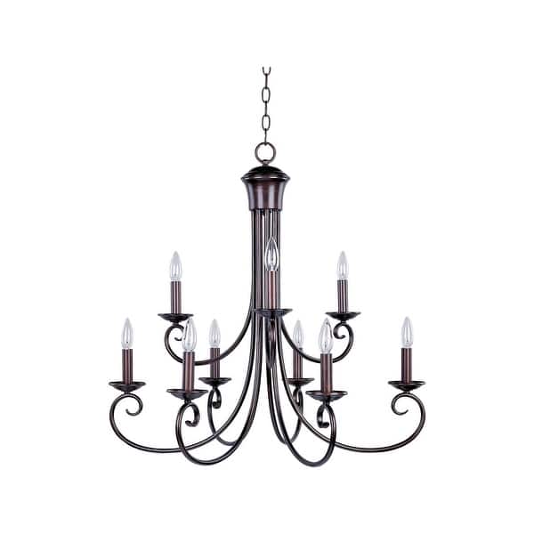 slide 1 of 1, Loft 9-Light Chandelier
