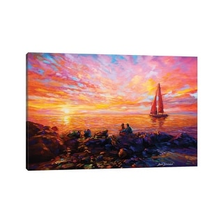 iCanvas "Sunset Melody" by Leon Devenice Canvas Print - Bed Bath ...