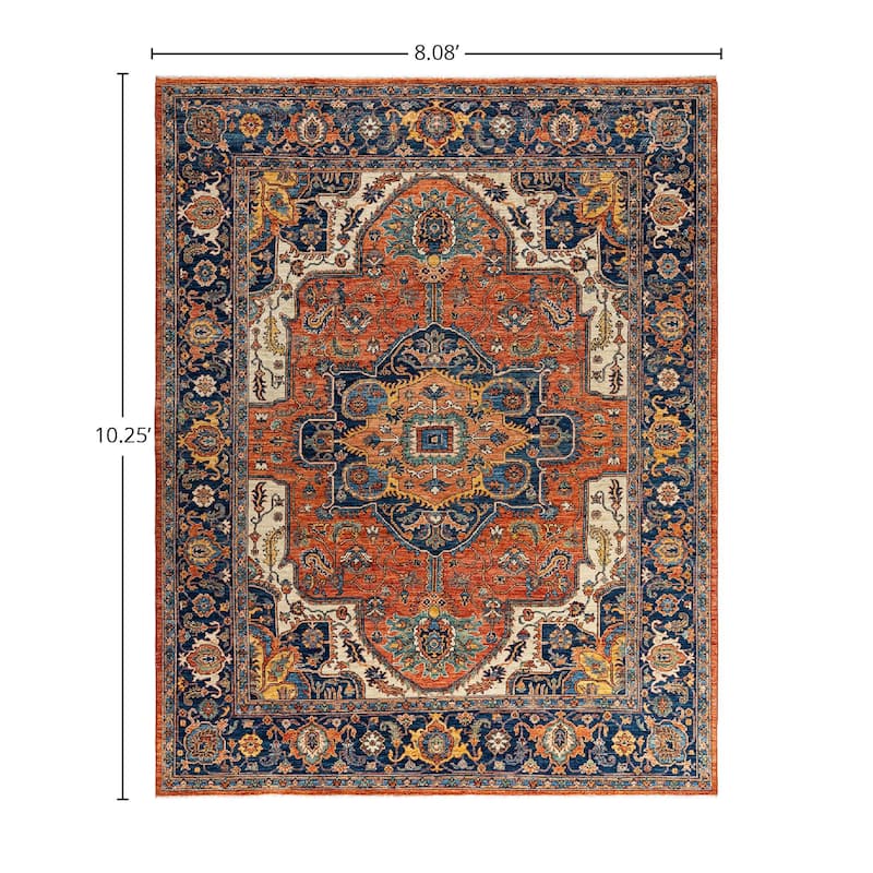Serapi, One-of-a-Kind Hand-Knotted Area Rug - 8' 1" x 10' 3"