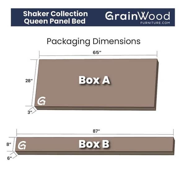 dimension image slide 0 of 17, Grain Wood Furniture Shaker Solid Wood Panel Platform Bed