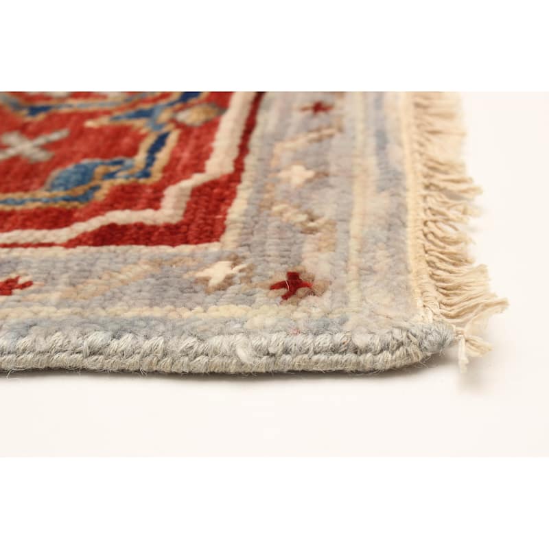 ECARPETGALLERY Hand-knotted Mystique Grey Wool Rug - 5'0 x 7'4