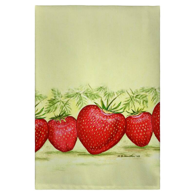Strawberries Guest Towel - 20x20