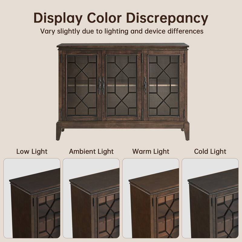 Accent Buffet Cabinet SideBoard Console Table with Storage