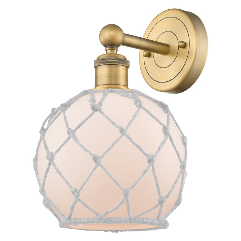 Innovations Lighting Endless Possibilities Edison - Farmhouse Rope - 1 Light 8" Sconce