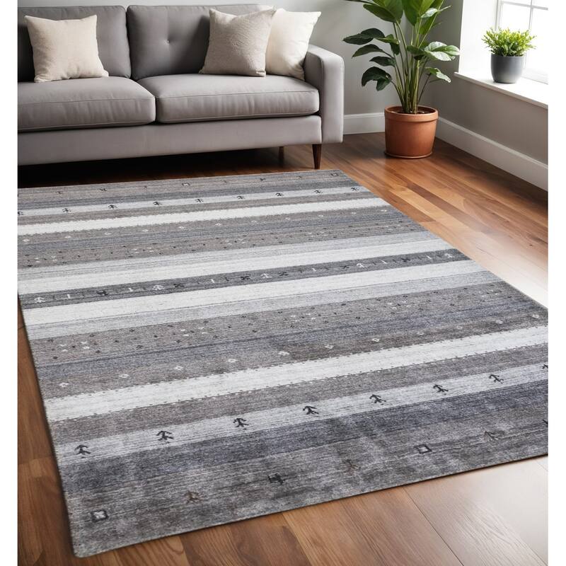 Zure Stain Resistant Soft Durable Area Rug By HomeRoots - 5' x 8'