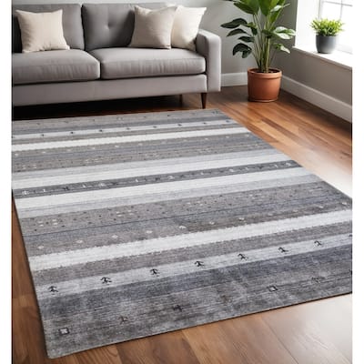 Zure Stain Resistant Soft Durable Area Rug By HomeRoots - 5' x 8'