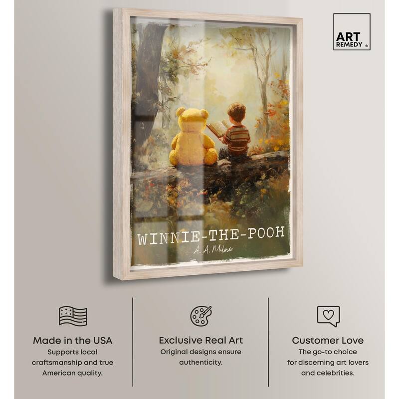 Classic Winnie the Pooh Shadowbox by Art Remedy