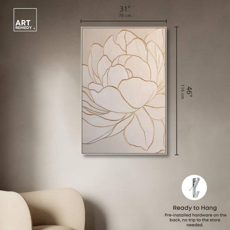 Sculpted Shards II Canvas by Art Remedy