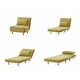 preview thumbnail 13 of 54, Tustin Upholstered Convertible Lounge/ Sleeper Chair