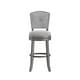 preview thumbnail 6 of 22, Hillsdale Santa Clara II Swivel Stool, Antique Gray Bar Height