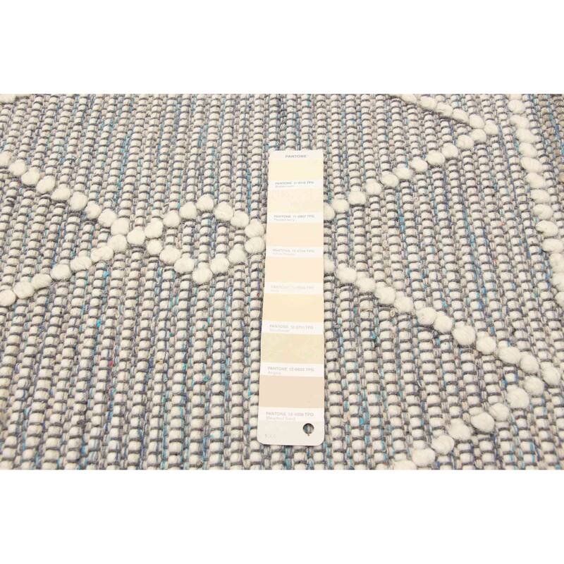 ECARPETGALLERY Braid weave Sienna Cream Wool Rug - 5'10 x 9'2
