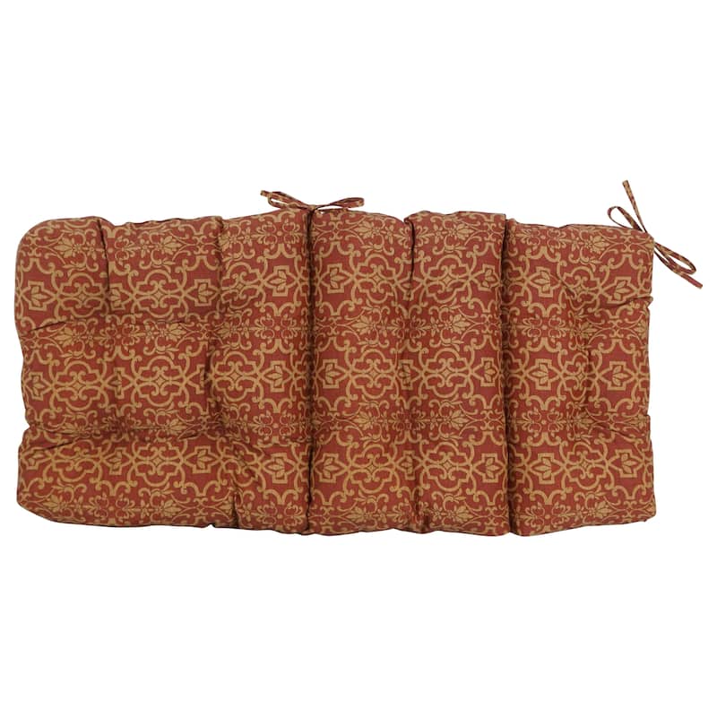 Multi-section Tufted Outdoor Seat/Back Chair Cushion (Multiple Sizes)
