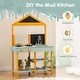 preview thumbnail 6 of 8, Costway Kids Kitchen Playset Outdoor Mud Kitchen with Root Viewer - See Details