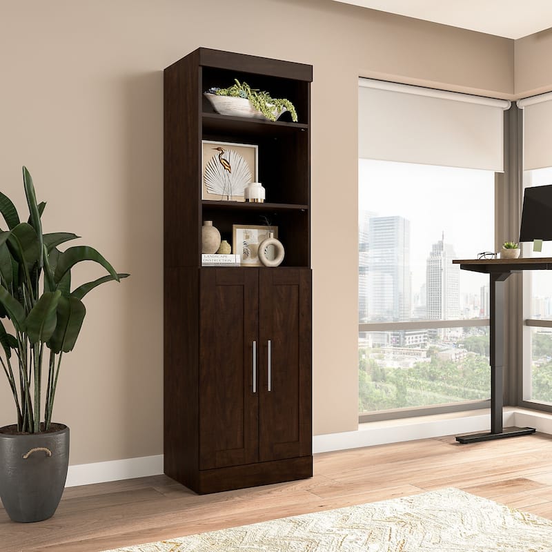 Pur 25W Closet Organizer with Doors by Bestar - Closet Organizer