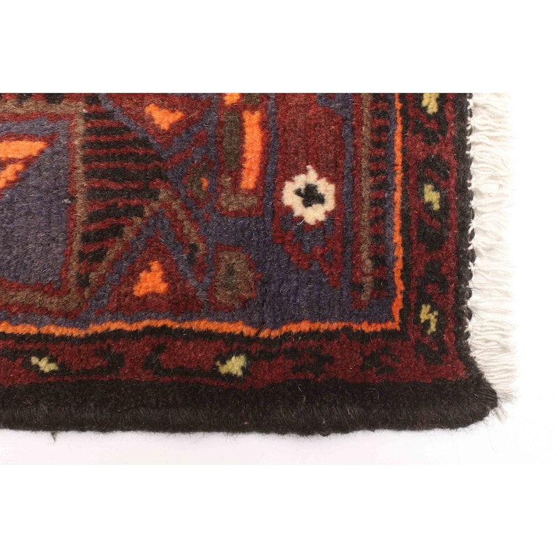 ECARPETGALLERY Hand-knotted Andelz Red Wool Rug - 4'1 x 6'4