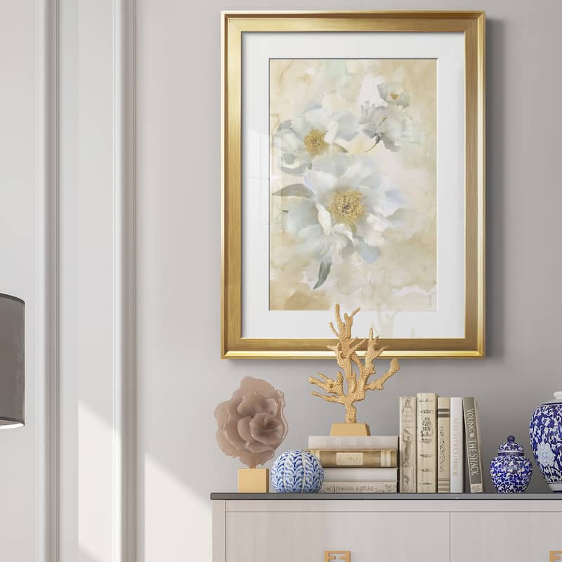 Soft Peonies I Premium Framed Print - Ready to Hang