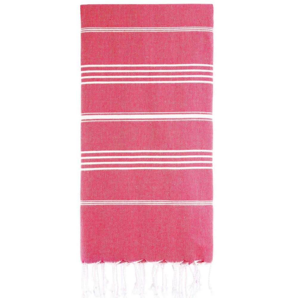 Lina Turkish Cotton Beach Towel (38 x 71", Quick Dry, Ultra Absorbent) - 38x71